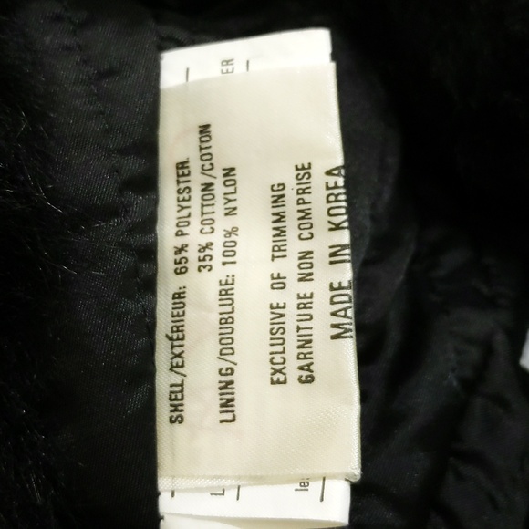 Echos de Paris|  Faux Fur Trimmed Black and White Plaid Winter Cap - Picture 6 of 10